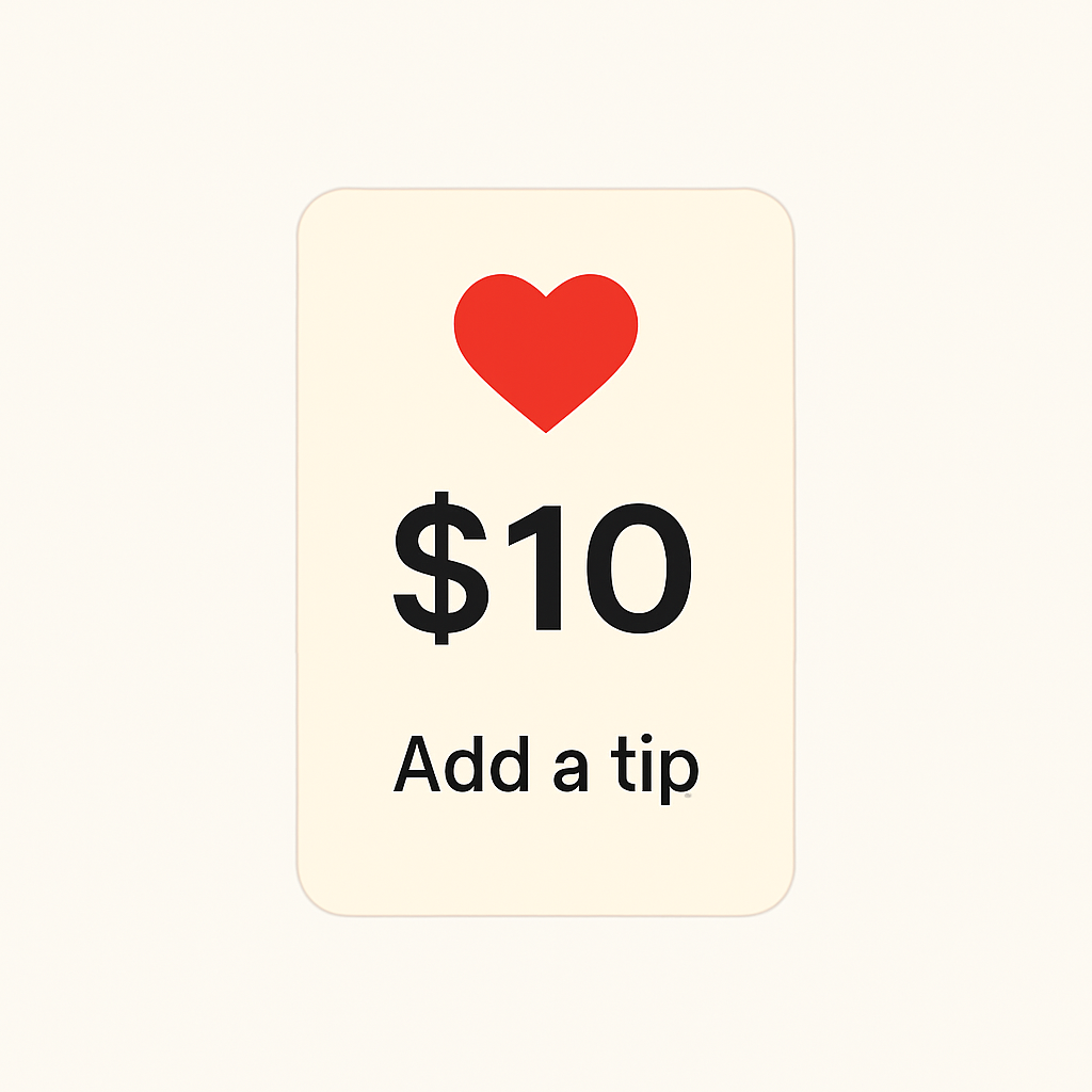 10$ Tip