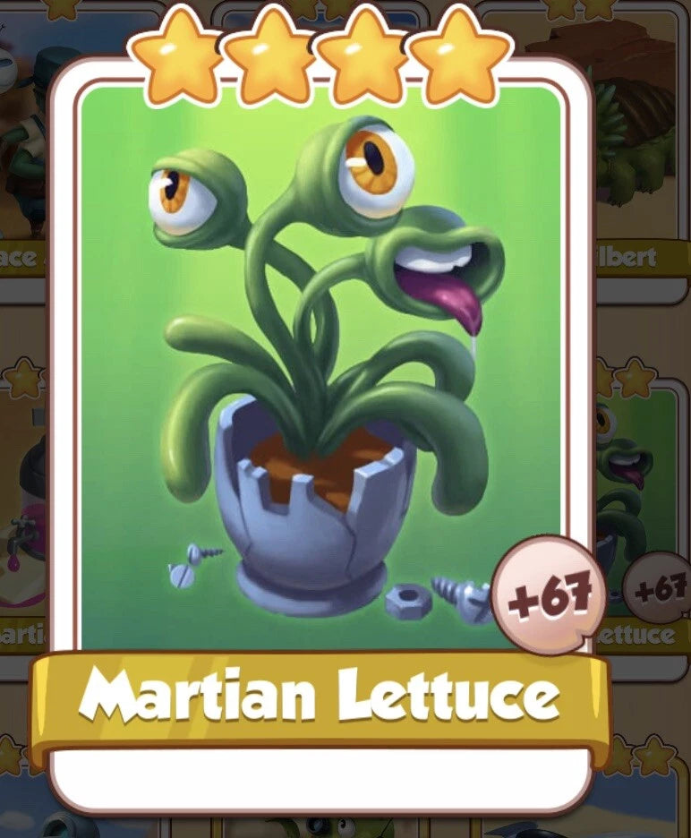 coin master Martian Lettuce Rare card