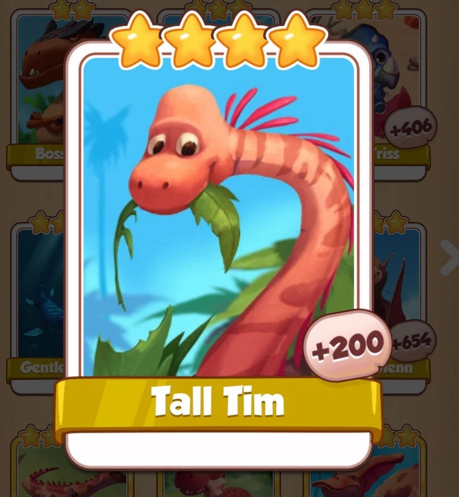 coin master Tall Tim card