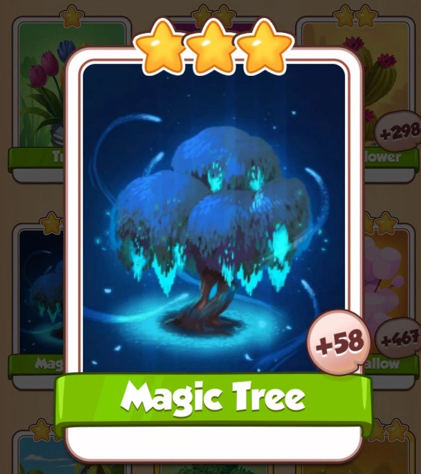 coin master Magic Tree card