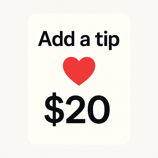 20$ Tip