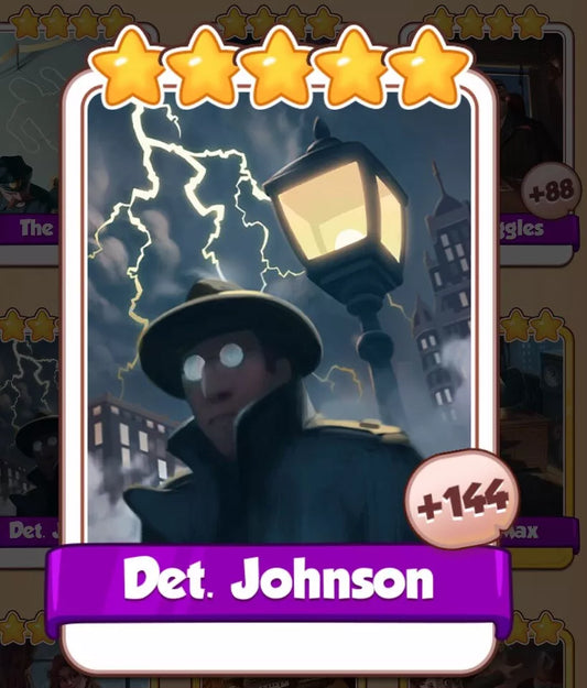 coin master Dt. Johnson card