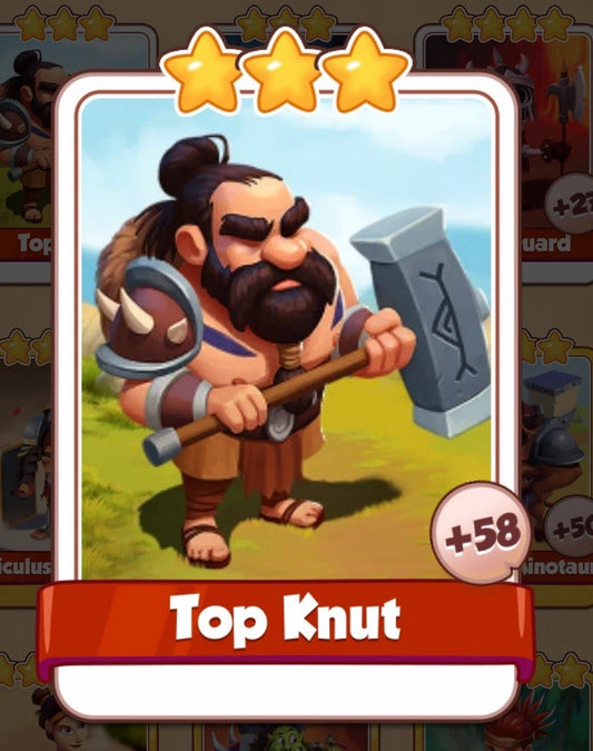 coin master Top Knut card