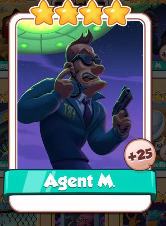 coin master Agent M card