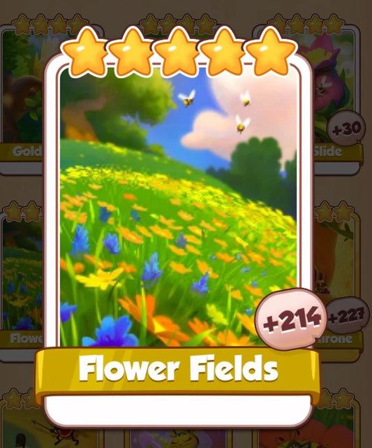 coin master Flowers Field card