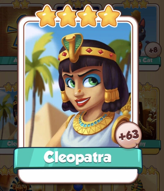 coin master Cleopatra Rare card