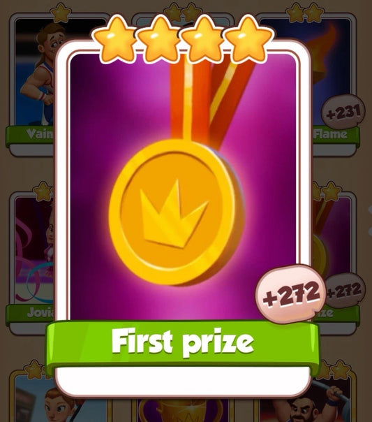 coin master First Prize card