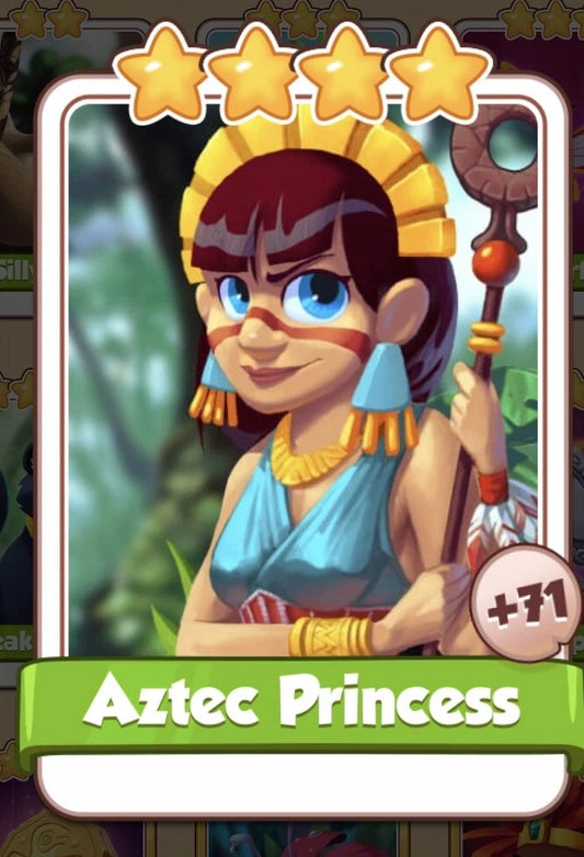 coin master Aztec Princess Rare card