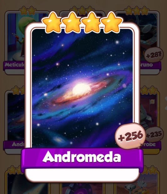coin master Andromeda card