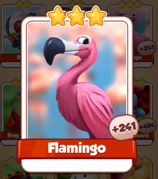 coin master Flamingo card