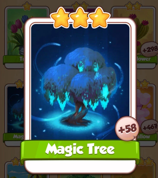 coin master Magic Tree card